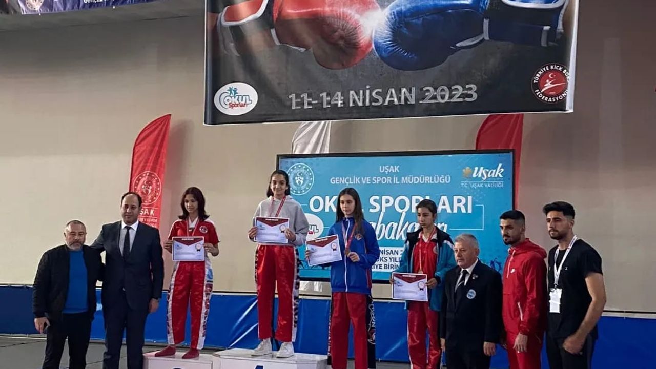 Uşaklı Sporcu Türkiye Kickboks Şampiyonası'nda 2. Oldu