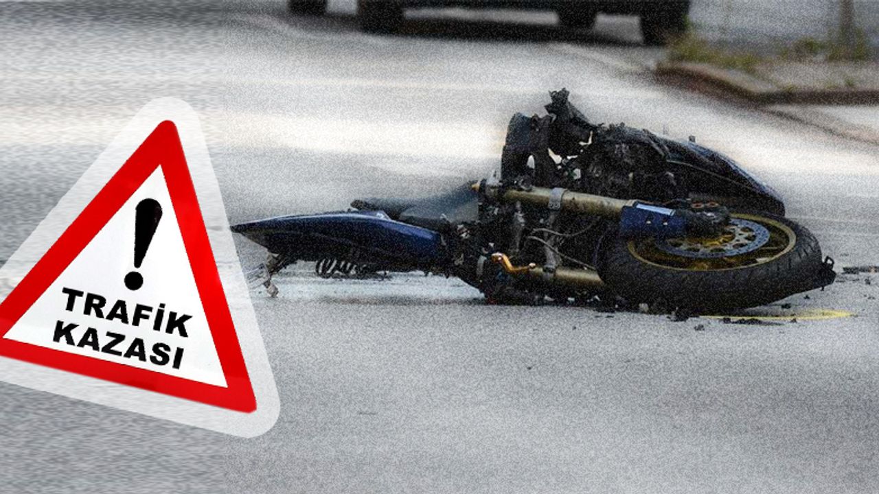 Motosiklet Kamyona Çarptı Kazada Bir Kişi Yaralandı