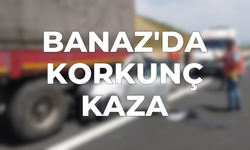 Banaz'da Korkunç Kaza: 1 Ağır Yaralı