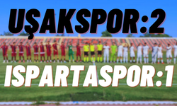 Uşakspor, Ispartaspor 2-1 Mağlup Etti