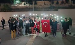 Uşak'ta KYK Kız Yurdu Öğrencileri Cumhuriyet'in 100. Yılını Kutladı