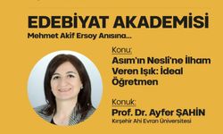 Uşak Öğretmen Akademileri Edebiyat Akademisi, Prof. Dr. Ayfer Şahin ile Devam Ediyor