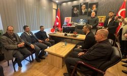 MHP Uşak İlçe Başkanlığı'na Önemli Ziyaretler