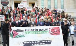 Uşak’tan Gazze’ye Destek: “Filistin Halkı Yalnız Değildir”