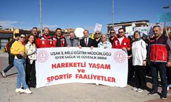 Uşak’ta Dünya Yürüyüş Günü’nde Sağlık İçin Adımlar Atıldı