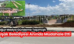 Uğur Medya Gündeme Taşıdı, Uşak Belediyesi Anında Müdahale Etti
