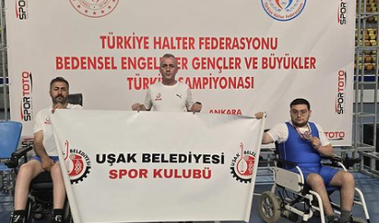 Uşaklı Sporculardan Halterde Büyük Başarı