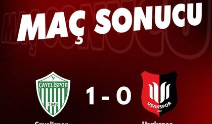 Uşakspor’da Çöküş Alarmı! Çayelispor Yenilgisiyle Zirve Yarışı Tehlikeye Girdi