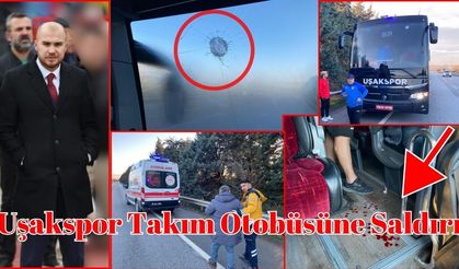 Uşakspor Takım Otobüsüne Saldırı