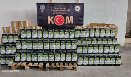 Uşak’ta karışımlı zeytinyağı operasyonu