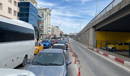 Dörtyol Işıklarda Şerit Düzenlemesi Trafiği Kilitledi