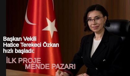 Başkan Vekili Terekeci hızlı başladı: İlk proje Mende