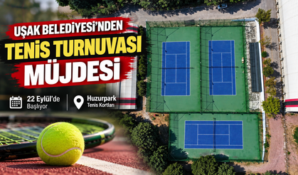 Uşak’ta Tenis Heyecanı Başlıyor: Yenilenen Kortlarda Turnuva Düzenlenecek