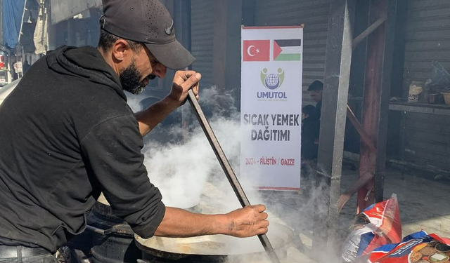 Umut Ol İnsani Yardım Derneği’nden Gazze’ye Büyük Destek