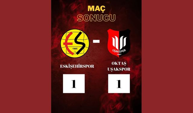 Uşakspor’dan Deplasmanda Kritik Puan!