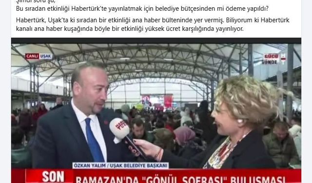Habertürk yayınına Hakan Savaş’tan soru