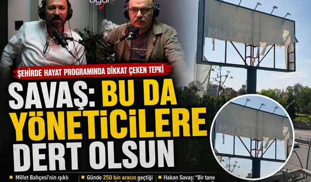 Hakan Savaş’tan Millet Bahçesi tabelasına tepki