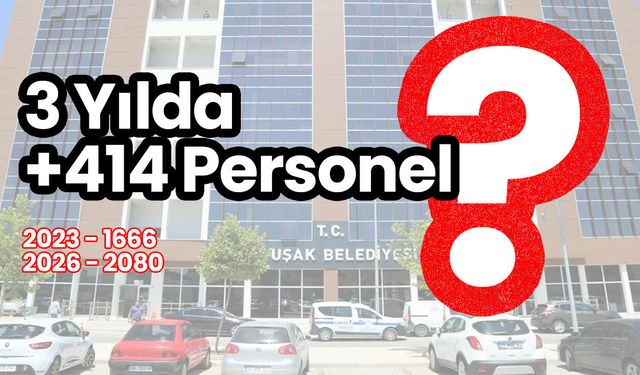 Belediyede Personel Patlaması! 3 Yılda +414 Kişi