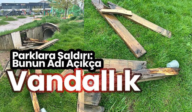 Bunun Adı Vandallık: 100. Yıl Parkı’nda “Yok Artık” Dedirten Tahribat
