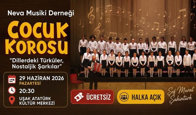 Neva Musiki Derneği Çocuk Korosundan muhteşem yılsonu konseri