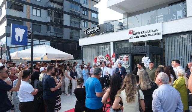 Doç. Dr. Fatih Karaaslan Ağız ve Diş Sağlığı Polikliniği törenle açıldı