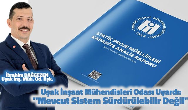 İnşaat Mühendisleri Odası Uyardı: "Mevcut Sistem Sürdürülebilir Değil"