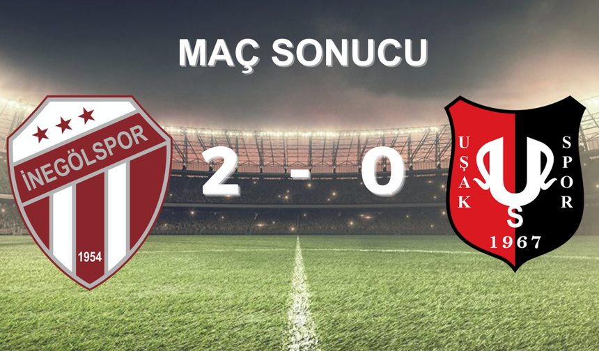 İnegölspor: 2 – Uşakspor: 0