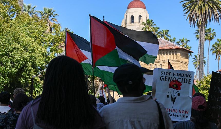 Türkiye'deki Üniversitelerden Gazze Eylemi Yapan ABD'li  Öğrencilere Destek