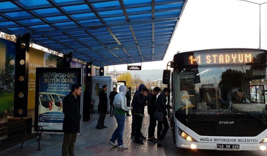Muğla'da Öğrenciye Toplu Taşıma 1 TL!