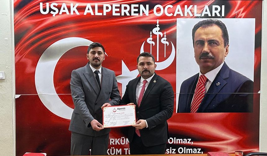 Uşak Alperen Ocakları’nda Mehmet Madanoğlu Dönemi Başladı