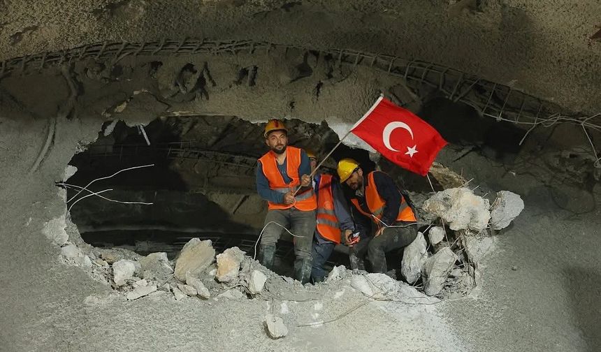Uşak’ta YHT Tünelinde Işık Göründü