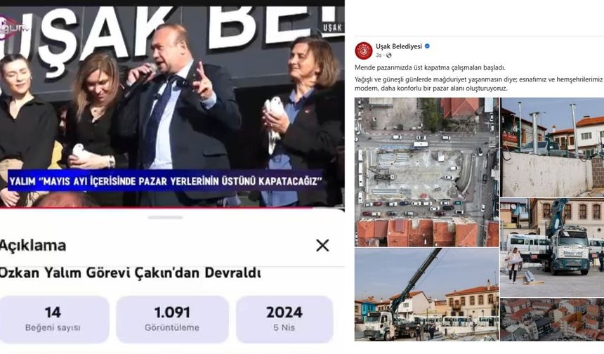Mende Pazarı’nın Üstü 2 Yıl Sonra Kapatılıyor