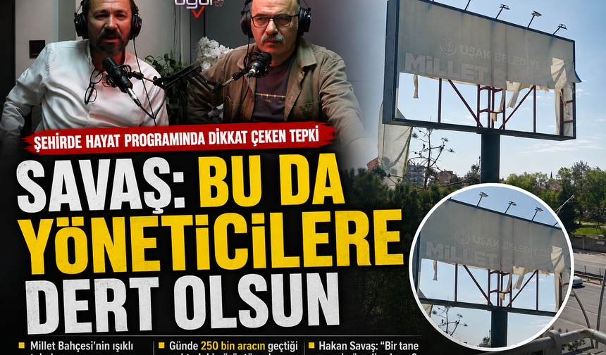 Hakan Savaş’tan Millet Bahçesi tabelasına tepki