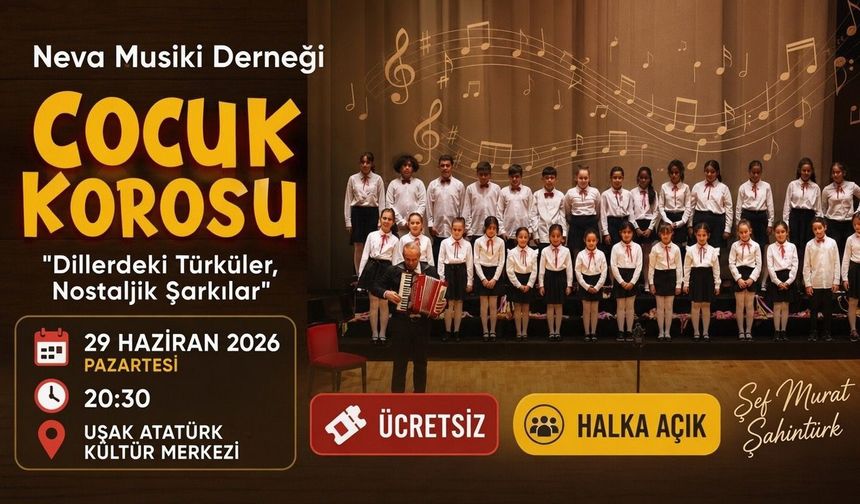 Neva Musiki Derneği Çocuk Korosundan muhteşem yılsonu konseri