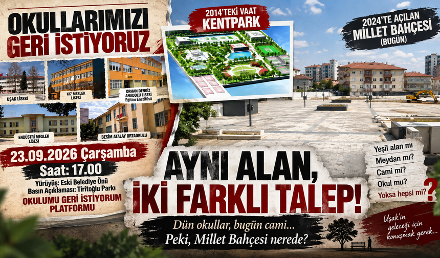 Millet Bahçesine Cami Olmasın, Peki Yeniden Okul?