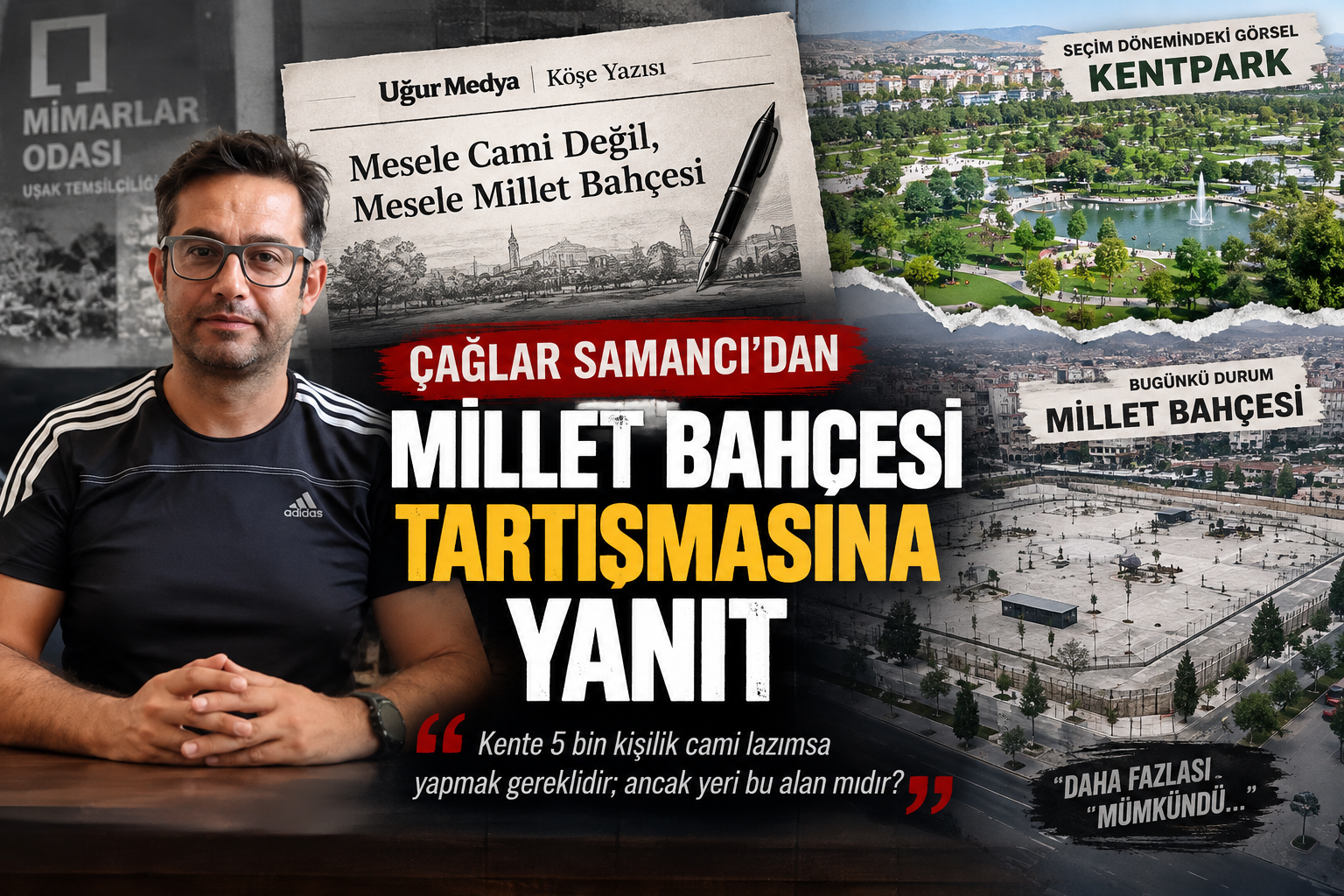 Samancı’dan Millet Bahçesi Tartışmasına Yanıt: “Sonuç Bu Şekilde Olmaya Devam Eder”