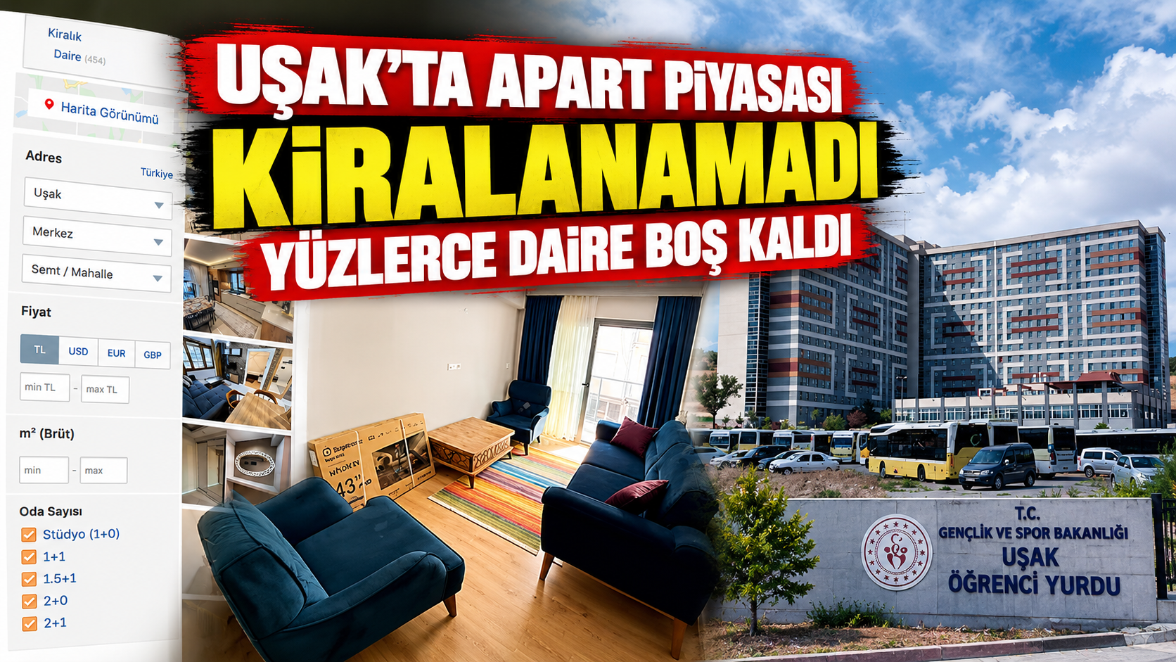Apart Piyasası Çakıldı: Ev Sahipleri Kiracı Bulamıyor